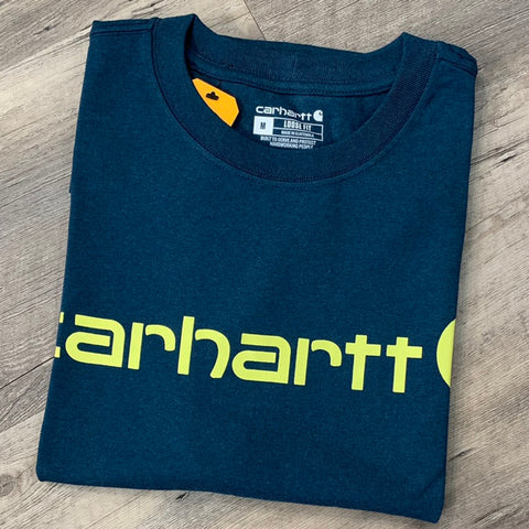 Carhartt K195 Signature Logo Tee Jade Heather