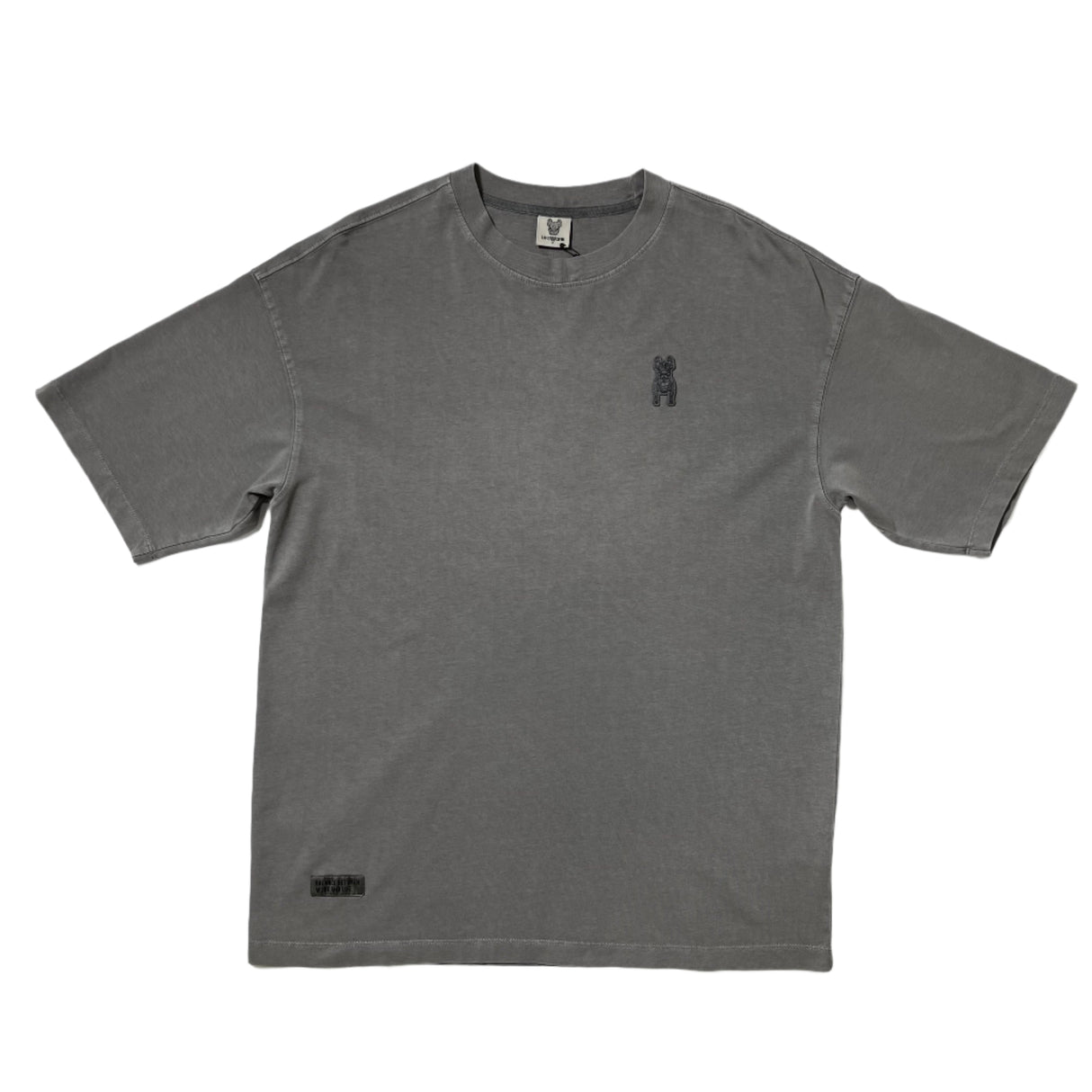 LifeWork Patch Logo Tee Light Charcoal - ORIGINALFOOK