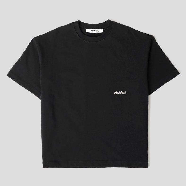 About:Blank Banner Tee Black - ORIGINALFOOK