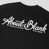 About:Blank Banner Tee Black - ORIGINALFOOK