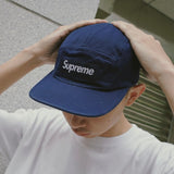 Supreme Washed Chino Twill Camp Cap Navy supreme supreme - originalfook singapore