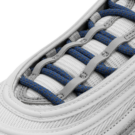3M Reflective Rope Navy Shoelaces