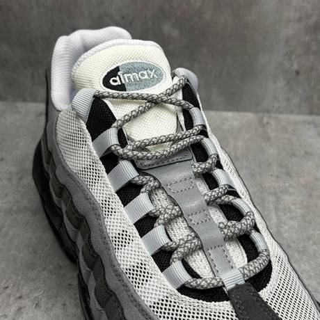 3M Reflective Rope Grey Shoelaces