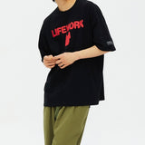 LifeWork Embossed Bulldog Logo Tee Black LifeWork LifeWork - originalfook singapore