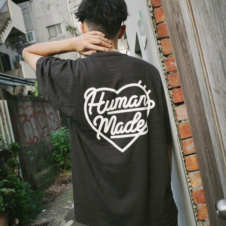 Human Made Heart Pocket Tee Black HUMAN MADE HUMAN MADE - originalfook singapore