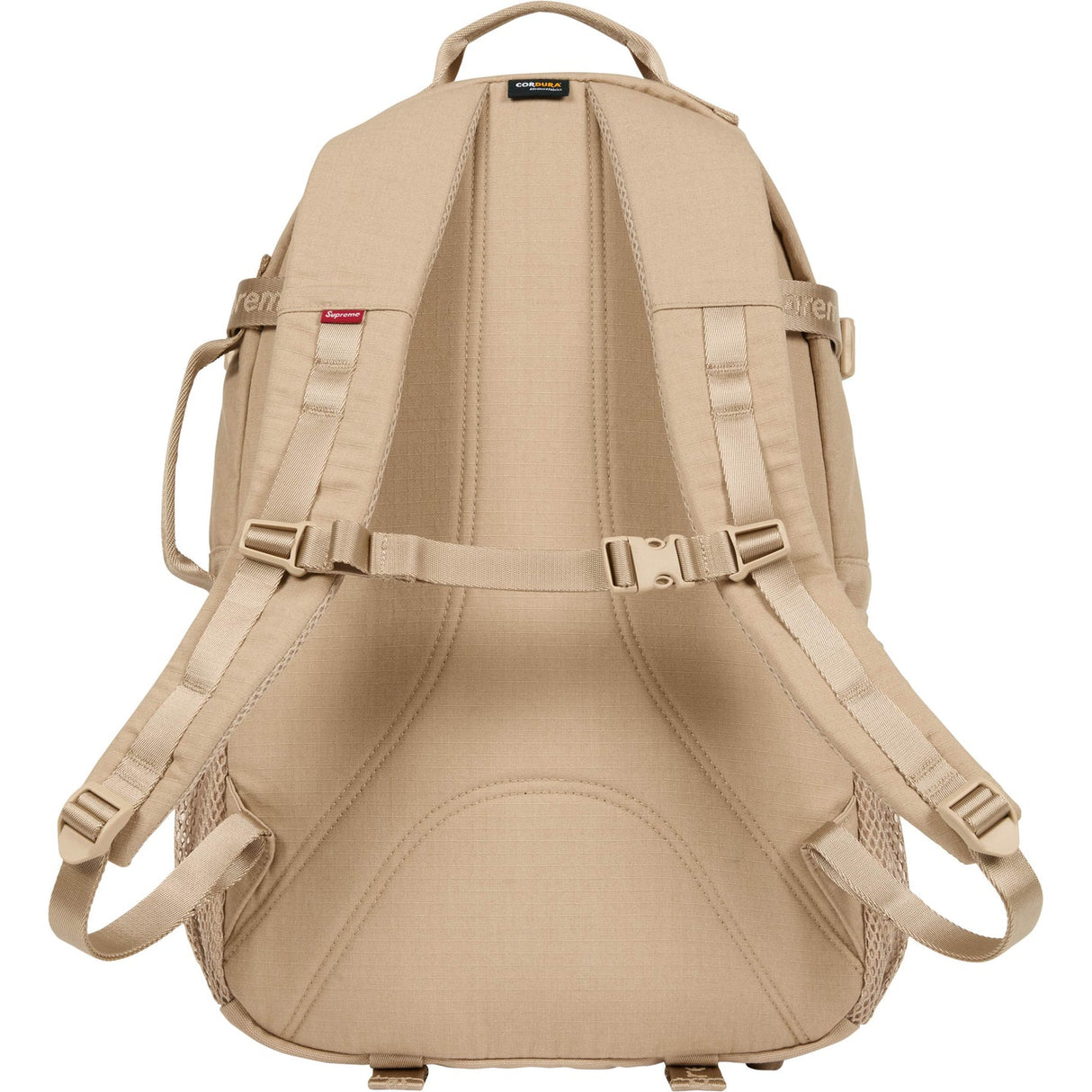 Supreme Logo Backpack Tan - ORIGINALFOOK