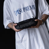 Supreme Box Logo Denim Shoulder Bag Black