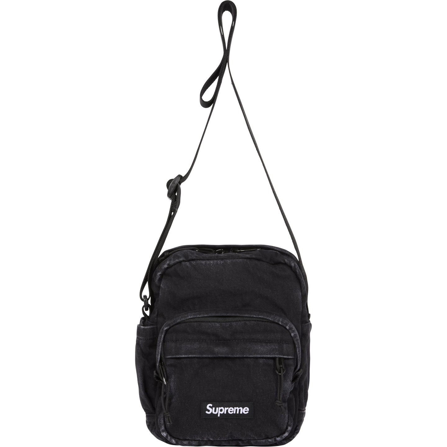 Buy Supreme Box Logo Denim Shoulder Bag Black online in
