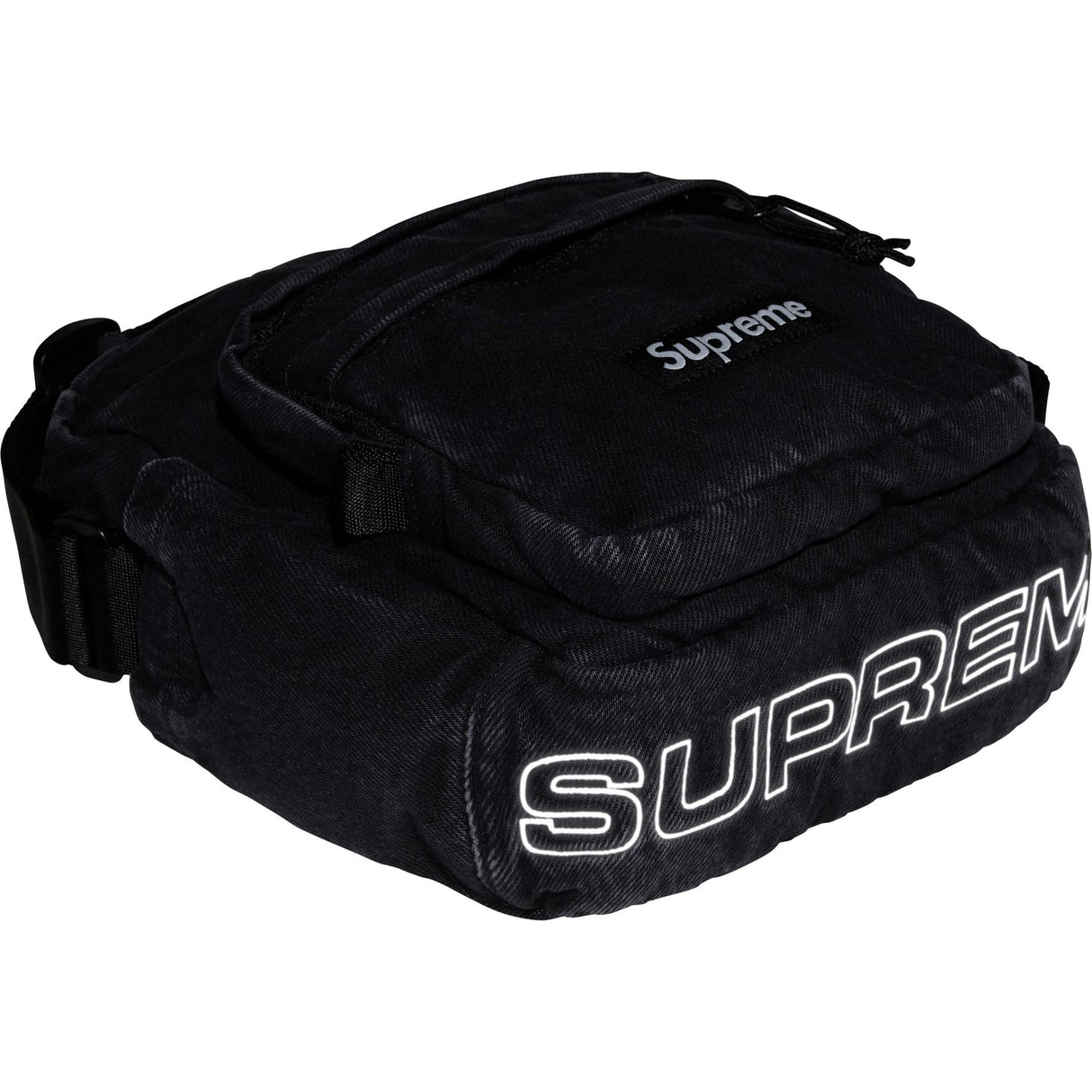 Supreme Box Logo Denim Shoulder Bag - ORIGINALFOOK