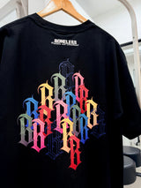 Boneless Multi Logo Tee Black - ORIGINALFOOK