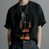 LifeWork Flame Bulldog Mascot Tee Black LifeWork LifeWork - originalfook singapore