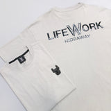 LifeWork Supima Cotton Chest Logo Tee Light Grey lifework lifework - originalfook singapore