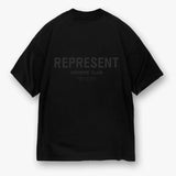 Represent Owners Club Logo Tee Black Reflective REPRESENT REPRESENT - originalfook singapore