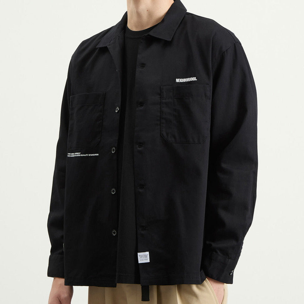 ふり　NEIGHBORHOOD CLASSIC WORK SHIRT Buy Neighborhood Classic L/S Work Shirt Black online in Singapore