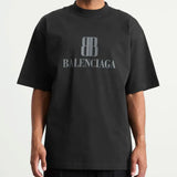 Balenciaga Nano BB Medium Fit Tee Black - ORIGINALFOOK