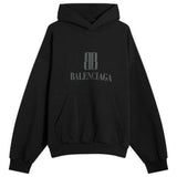 Balenciaga Nano BB Medium Fit Hoodie Black - ORIGINALFOOK