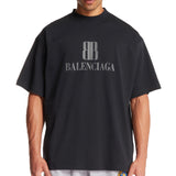 Balenciaga Nano BB Medium Fit Tee Black