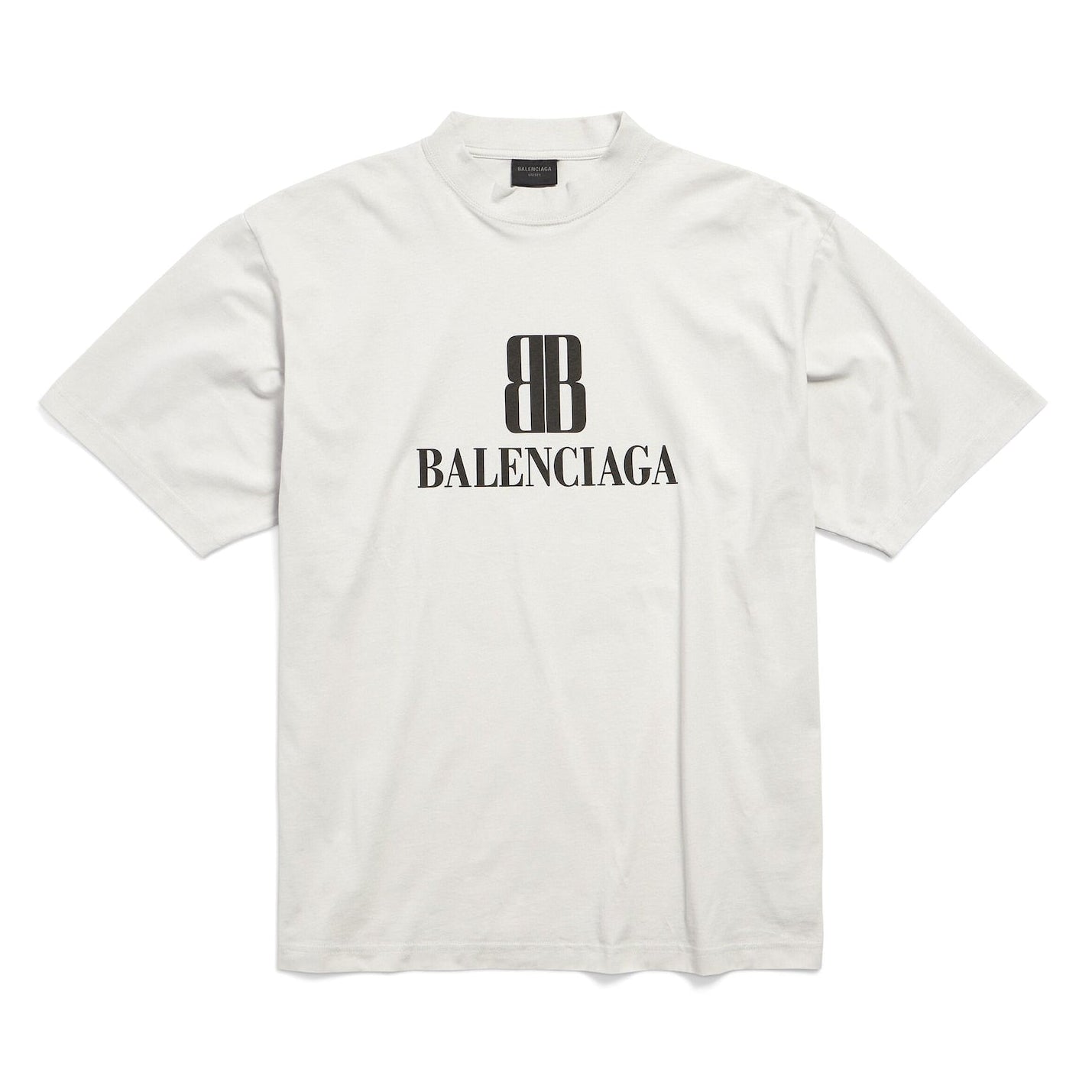 Buy Balenciaga Nano BB Medium Fit Tee Dirty White online