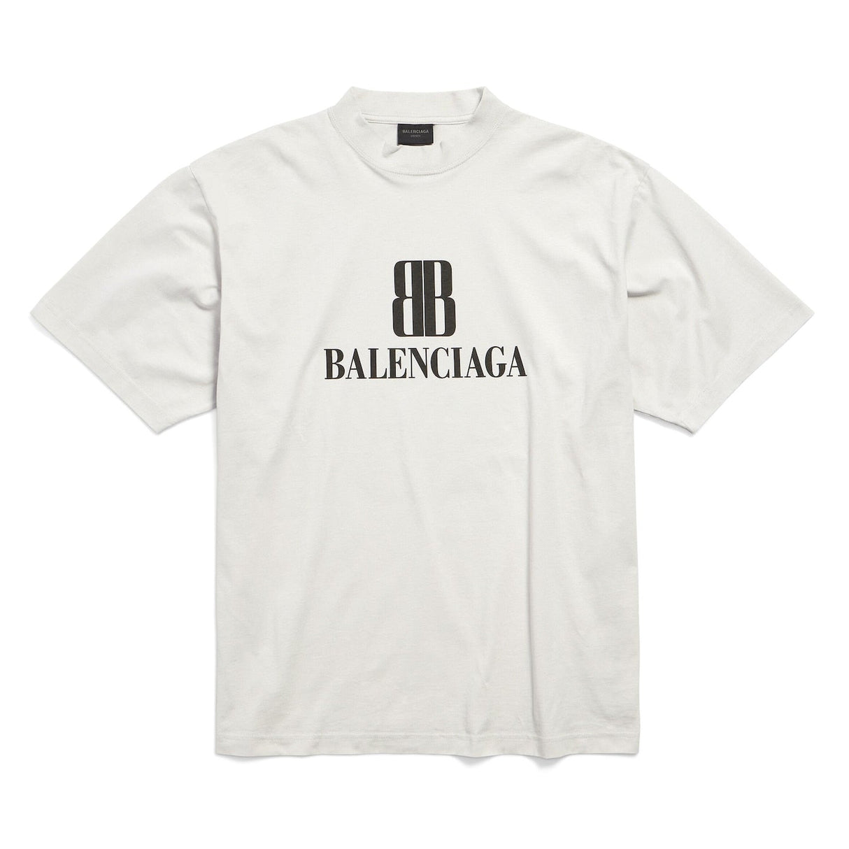 Balenciaga Nano BB Medium Fit Tee Dirty White