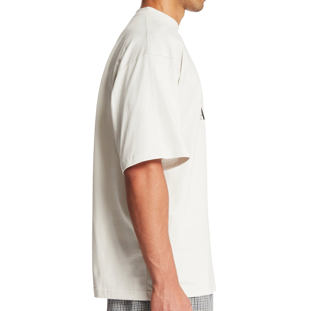 Balenciaga Nano BB Medium Fit Tee Dirty White