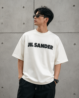 Jil Sander Signature Logo Tee Porcelain