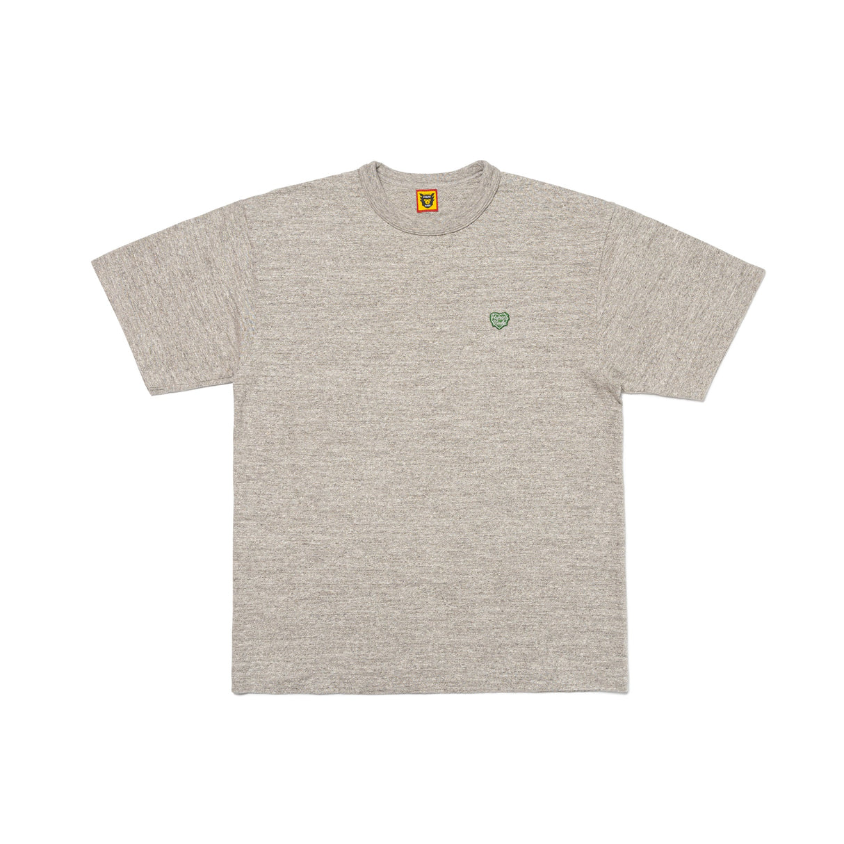 Human Made Green Heart Badge Tee Heather HUMAN MADE HUMAN MADE - originalfook singapore