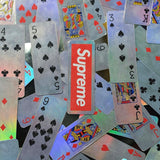 Supreme Bicycle Holographic Slice Playing Poker Card Deck SUPREME SUPREME - originalfook singapore