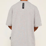 LifeWork Korea Round Patch Logo Tee Grey LifeWork LifeWork - originalfook singapore