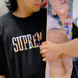 Supreme Collegiate Tee Black SUPREME SUPREME - originalfook singapore