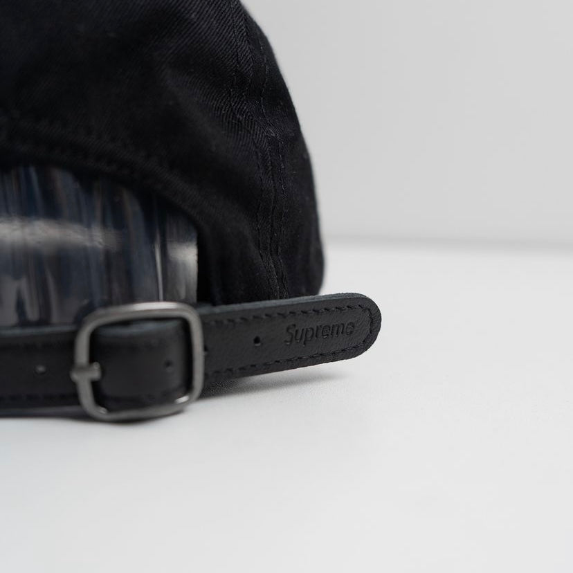 Supreme Washed Chino Twill Camp Cap Black supreme supreme - originalfook singapore