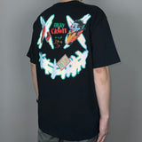 Rickyisclown [RIC] Joker Laser Reflective Smiley Tee Black [R17240131e-R9] RICKYISCLOWN RICKYISCLOWN - originalfook singapore