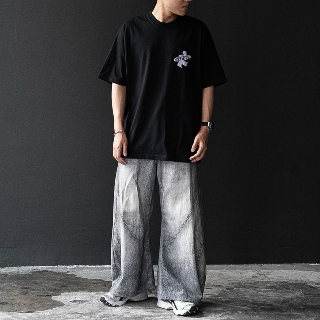Stussy Surf Purf Tee Black