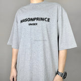 MASONPRINCE Classic Spray Logo Tee Heather Grey MASONPRINCE MASONPRINCE - originalfook singapore