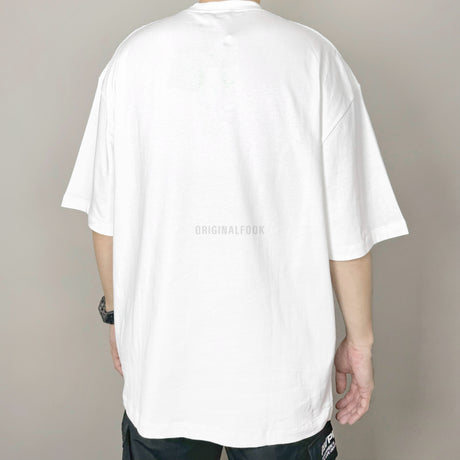 MASONPRINCE Classic Spray Logo Tee White MASONPRINCE MASONPRINCE - originalfook singapore