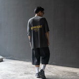 Represent Owners Club Logo Tee Vintage Grey Yellow