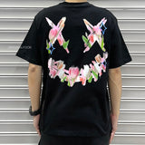 Rickyisclown [RIC] Tulips Smiley Tee Black [R27230418K-J8] RICKYISCLOWN RICKYISCLOWN - originalfook singapore
