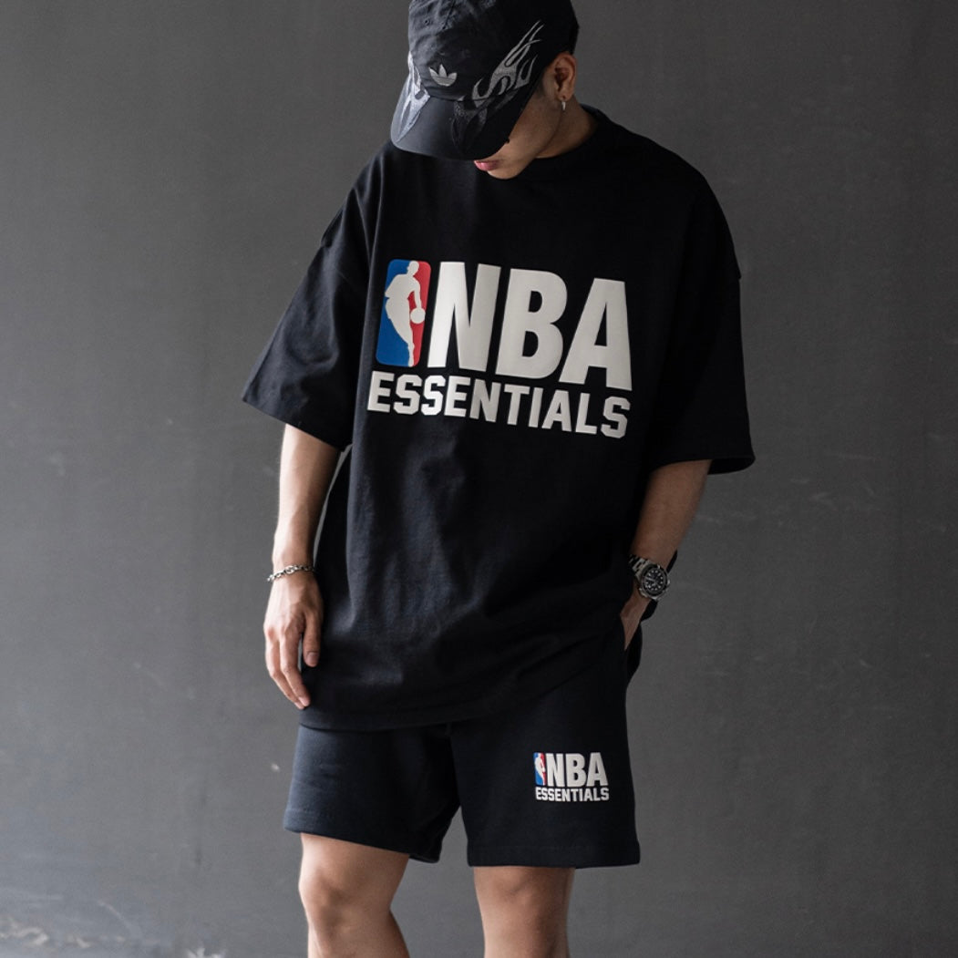 Fear of God Essentials X NBA 90s Heavyeight Tee Black
