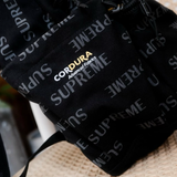 Supreme Reflective Monogram Logo Backpack Black