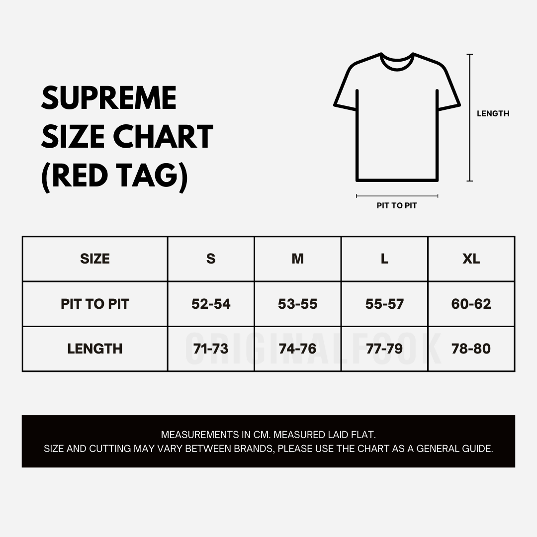 Supreme Satin Applique Tee White SUPREME SUPREME - originalfook singapore