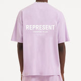 Represent Owners Club Logo Tee Lilac REPRESENT REPRESENT - originalfook singapore