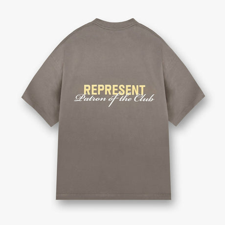 Represent Patron Of The Club Tee Washed Olive REPRESENT REPRESENT - originalfook singapore
