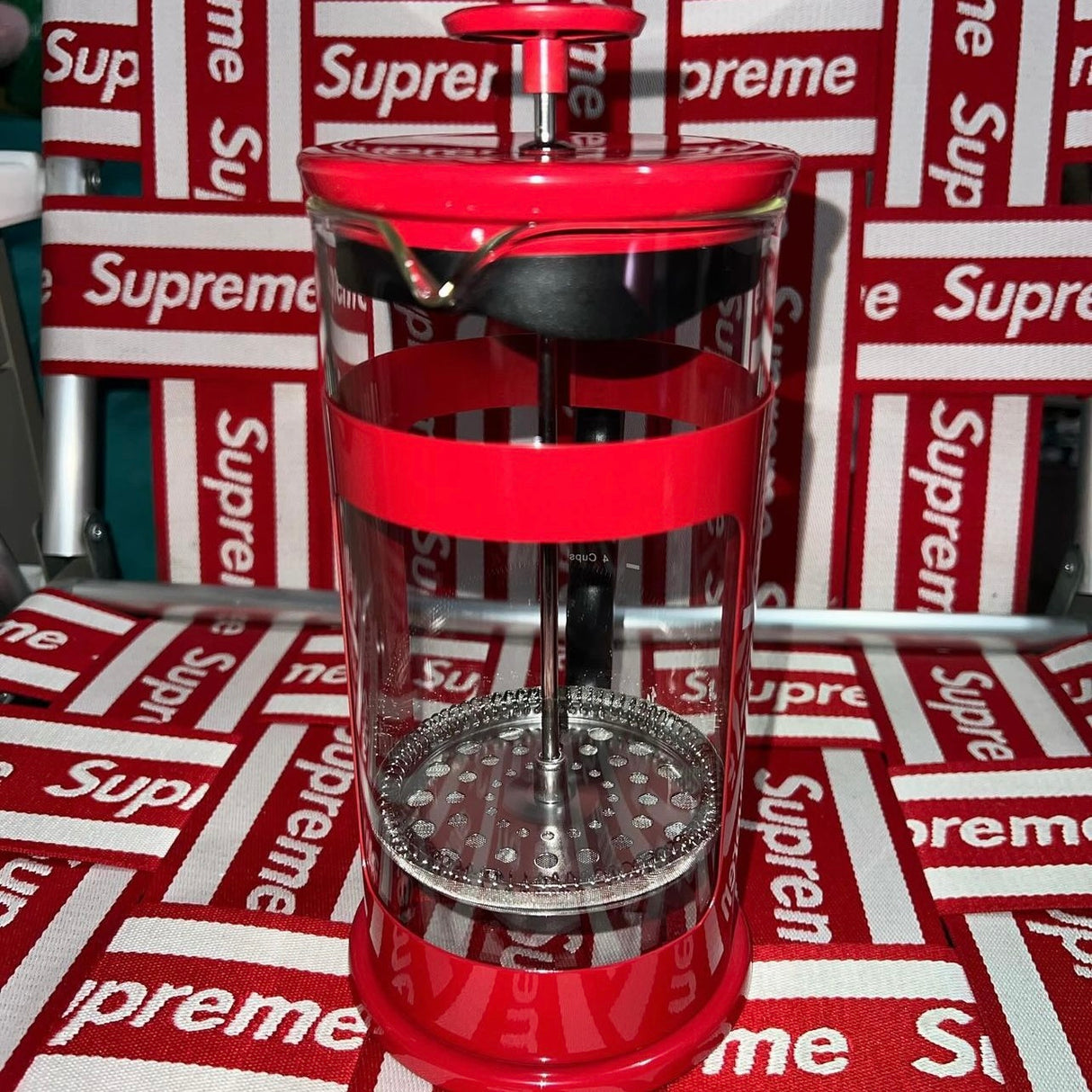 Supreme x Bialetti 8-Cup French Coffee Press supreme supreme - originalfook singapore