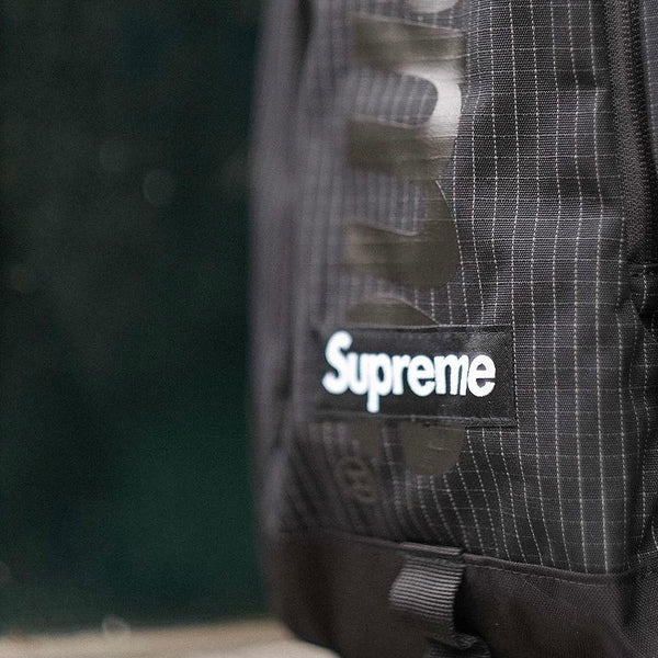 Supreme Reflective Backpack Black supreme supreme - originalfook singapore