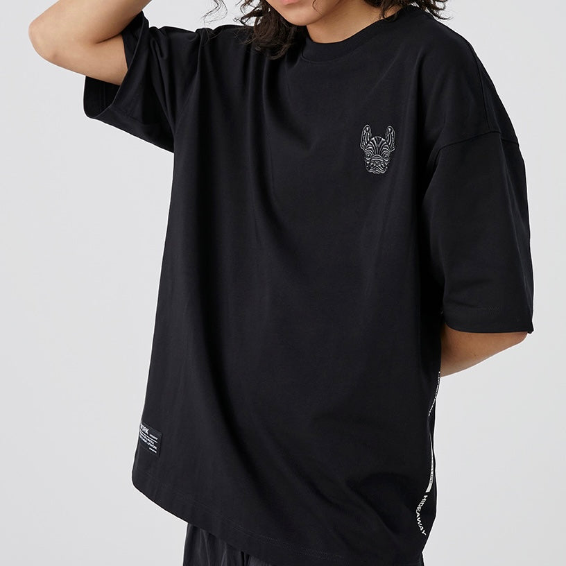 LifeWork Supima Cotton Chest Logo Tee Black lifework lifework - originalfook singapore