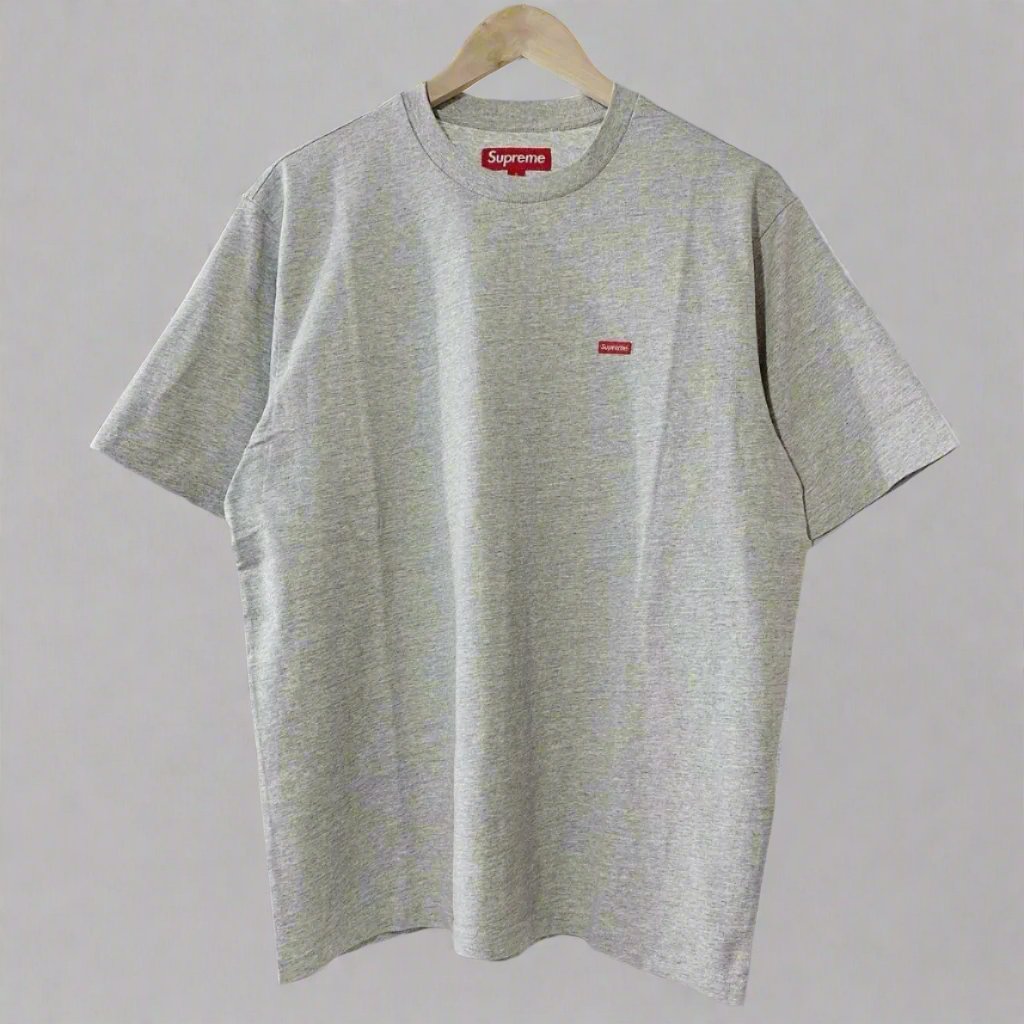 Supreme Small Box Logo Tee Grey SUPREME SUPREME - originalfook singapore