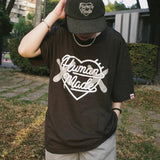 Human Made X KAWS Logo Tee Black HUMAN MADE HUMAN MADE - originalfook singapore