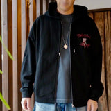 Mastermind World x Betty Boop Damaged Boxy Fit Hoodie Black Red