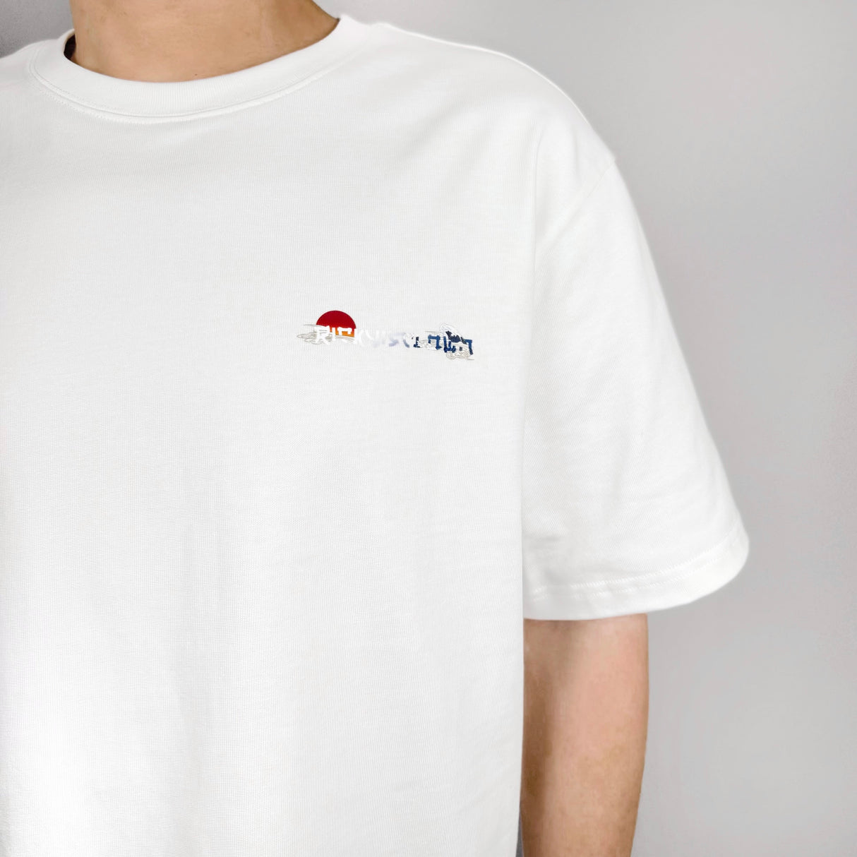 RICKYISCLOWN JAPAN 🇯🇵  Kanagawa Wave Tee White [R11220810B-E7] RICKYISCLOWN RICKYISCLOWN - originalfook singapore