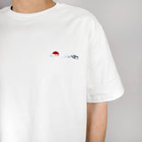 RICKYISCLOWN JAPAN 🇯🇵  Kanagawa Wave Tee White [R11220810B-E7] RICKYISCLOWN RICKYISCLOWN - originalfook singapore