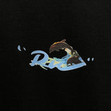 Rickyisclown [RIC] Sunset Ocean Smiley Tee Black [R17230418E-H8] RICKYISCLOWN RICKYISCLOWN - originalfook singapore